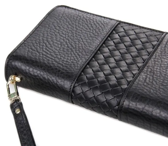 Мужской клатч Vintage 14396 кожаный Черный