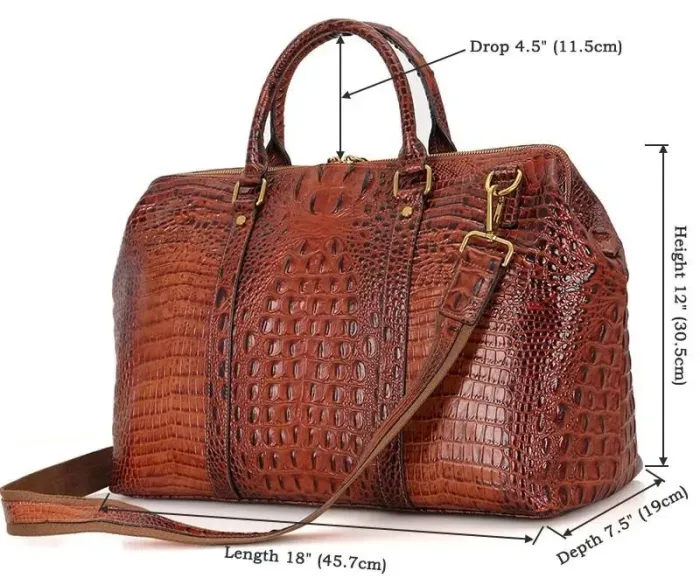 Сумка дорожня Vintage 14397 Коричнева