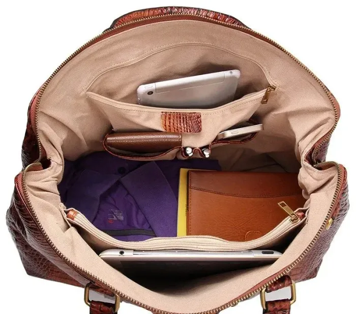 Сумка дорожня Vintage 14397 Коричнева