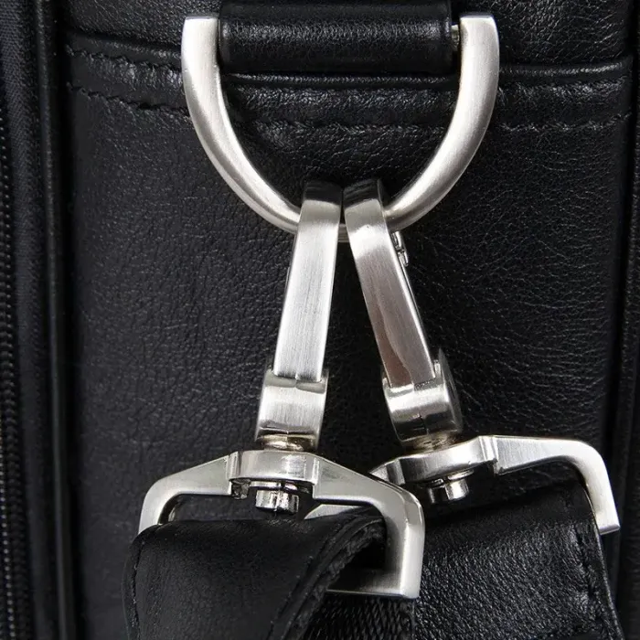 Сумка мужская Vintage 14398 для ноутбука 17 дюймов Черная