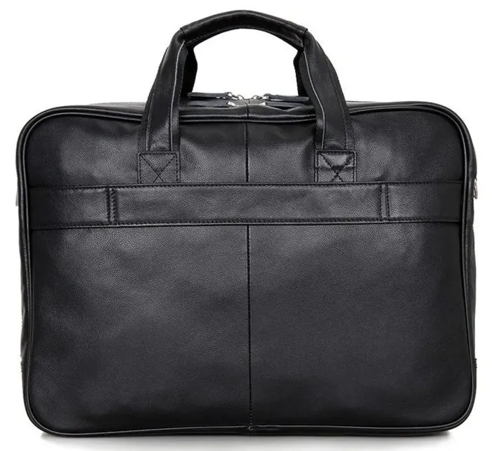 Сумка мужская Vintage 14398 для ноутбука 17 дюймов Черная
