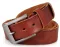 Чоловічий ремінь Vintage 14400 під джинси Коричневий