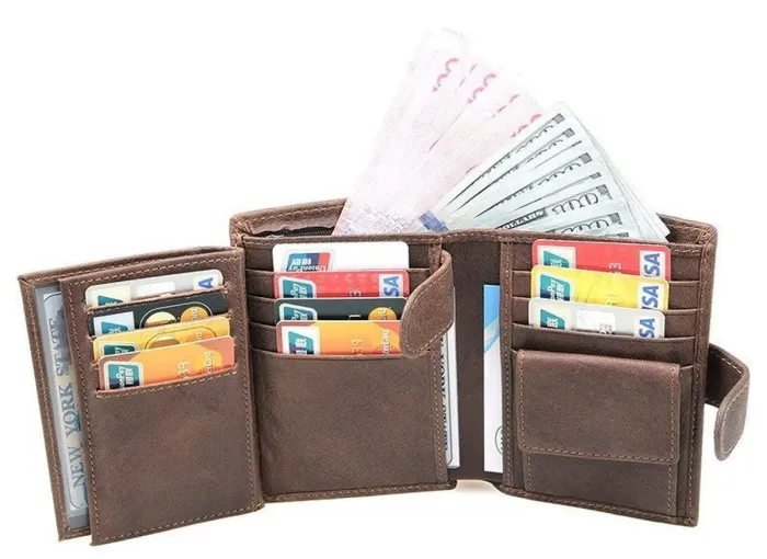 Портмоне чоловіче Vintage 14404 Коричневе