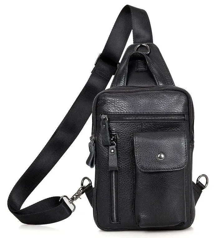 Сумка чоловіча Vintage 14407 Чорна