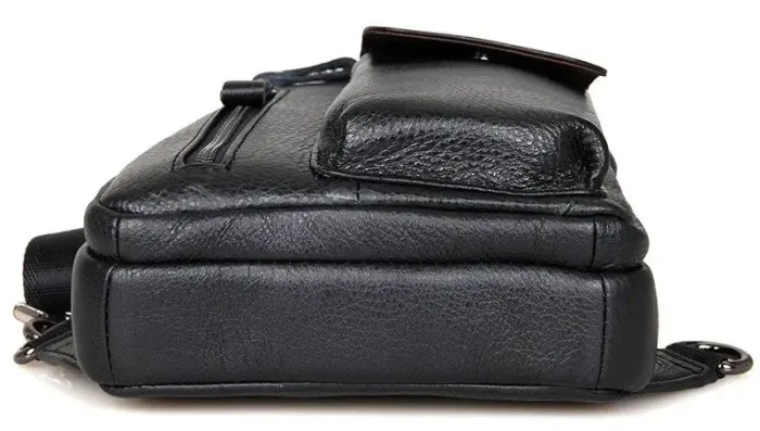 Сумка чоловіча Vintage 14407 Чорна