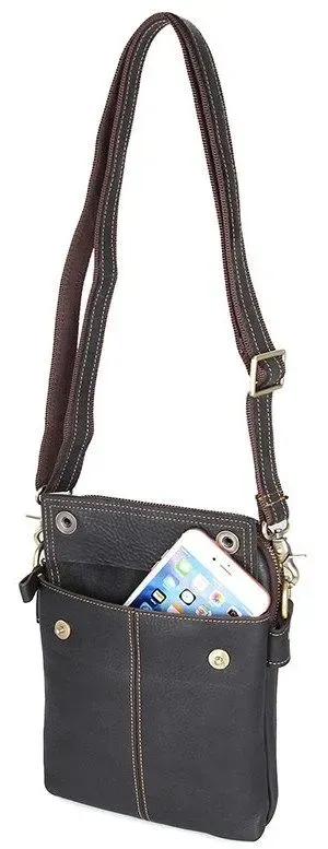 Сумка чоловіча Vintage 14408 Чорна