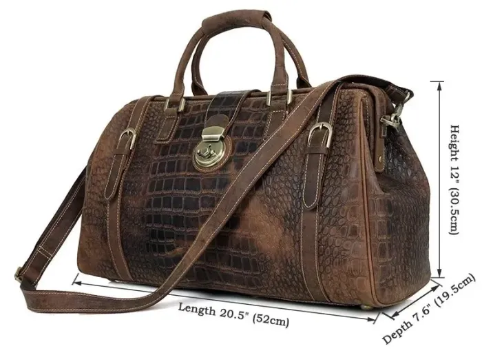 Саквояж Vintage 14410 Коричневий