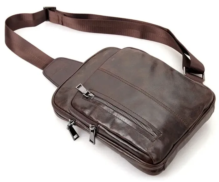 Сумка чоловіча Vintage 14415 Коричнева