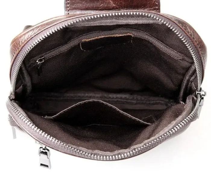 Сумка чоловіча Vintage 14415 Коричнева