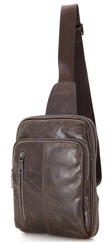 Сумка чоловіча Vintage 14415 Коричнева
