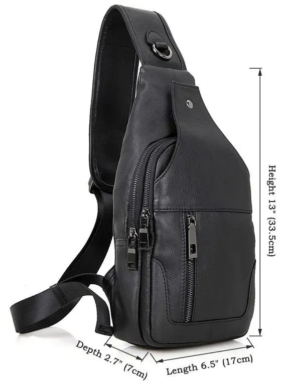 Сумка чоловіча Vintage 14414 Чорна