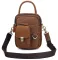 Сумка чоловіча Vintage 14416 у вінтажному стилі Коричнева