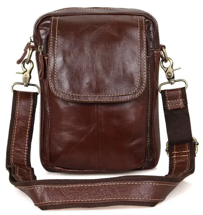Сумка чоловіча Vintage 14417 Коричнева