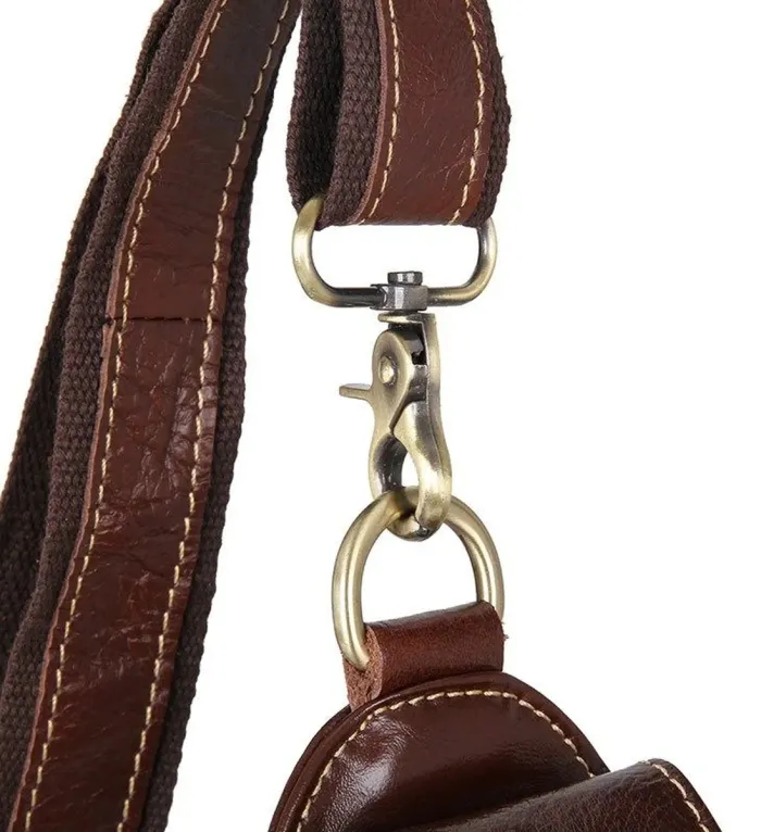 Сумка чоловіча Vintage 14417 Коричнева