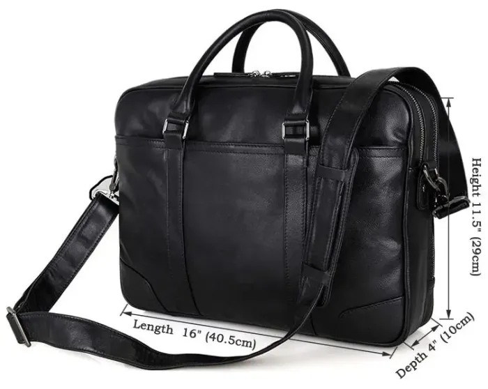 Сумка чоловіча Vintage 14421 Чорна