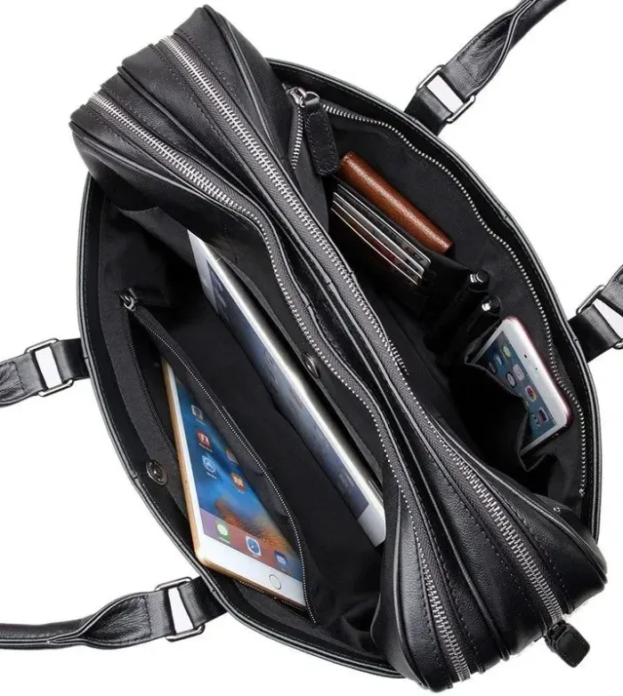 Сумка чоловіча Vintage 14421 Чорна