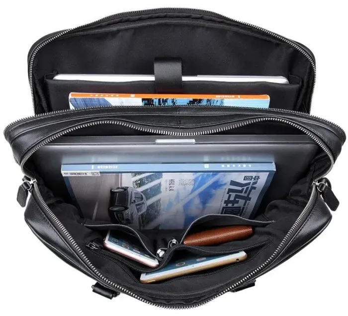 Сумка чоловіча Vintage 14421 Чорна