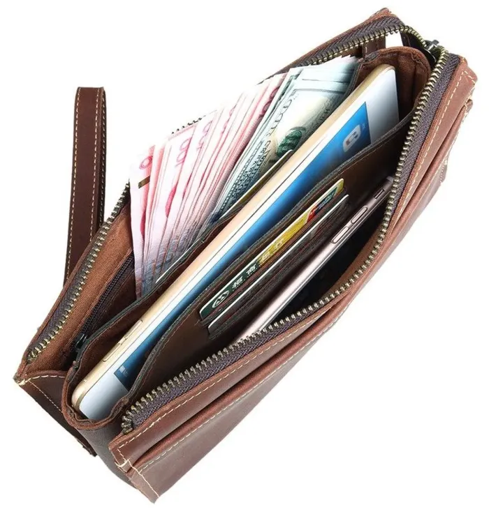 Чоловічий клатч Vintage 14423 Коричневий