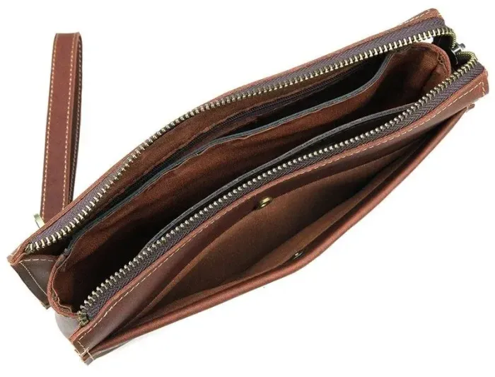 Чоловічий клатч Vintage 14423 Коричневий