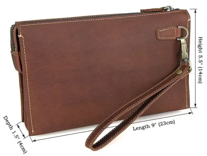 Чоловічий клатч Vintage 14423 Коричневий