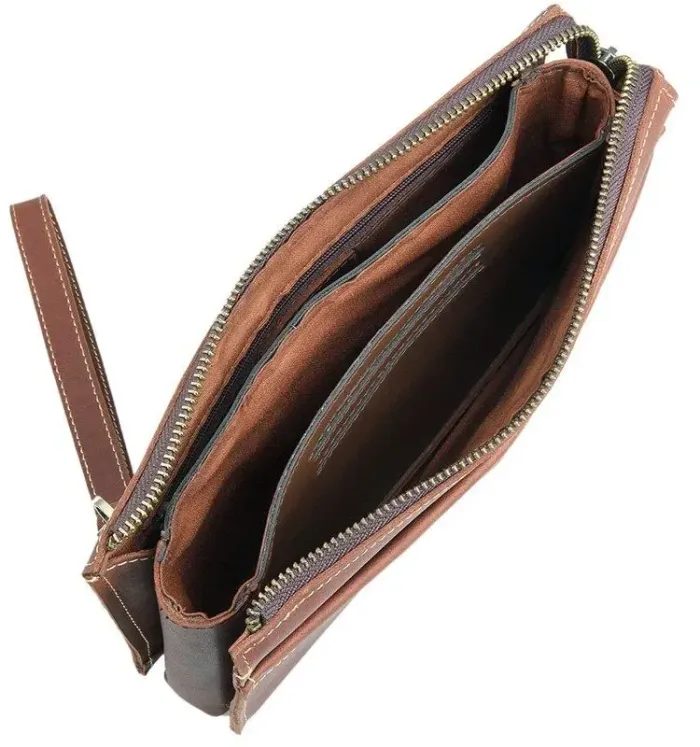 Чоловічий клатч Vintage 14423 Коричневий