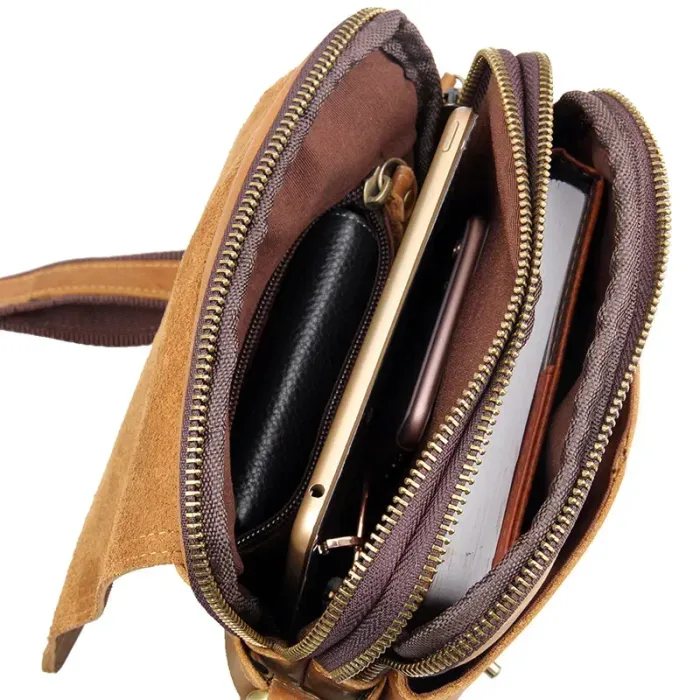 Сумка чоловіча Vintage 14424 Коричнева