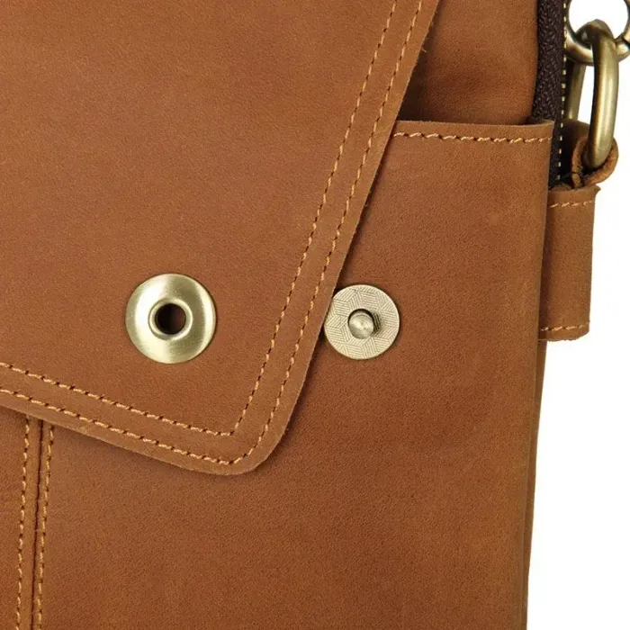 Сумка чоловіча Vintage 14424 Коричнева