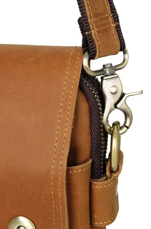 Сумка чоловіча Vintage 14424 Коричнева