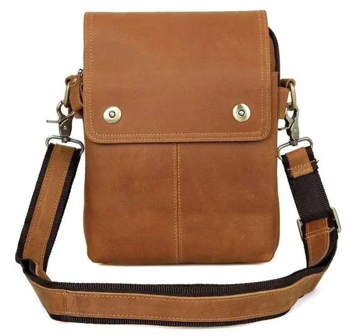 Сумка чоловіча Vintage 14424 Коричнева