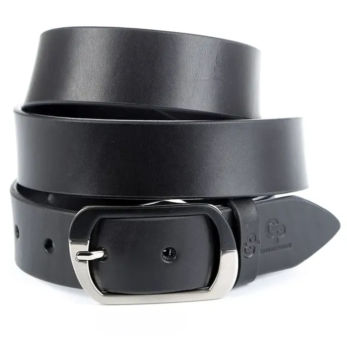Ремень женский GRANDE PELLE 00968 кожа Черный