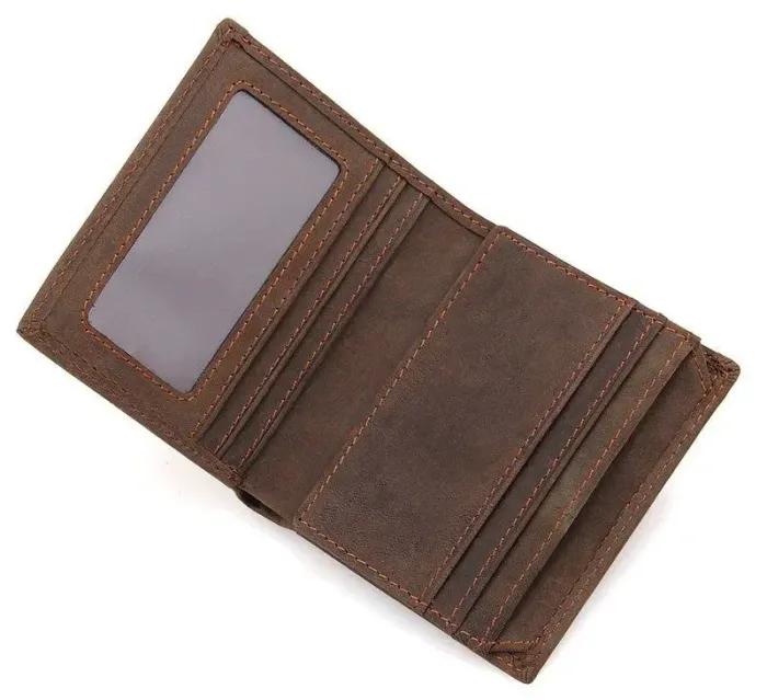Гаманець чоловічий Vintage 14429 вінтажний стиль Коричневий