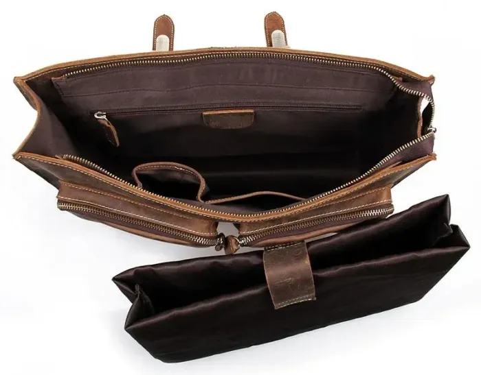 Портфель Vintage 14430 вінтажна шкіра Коричневий