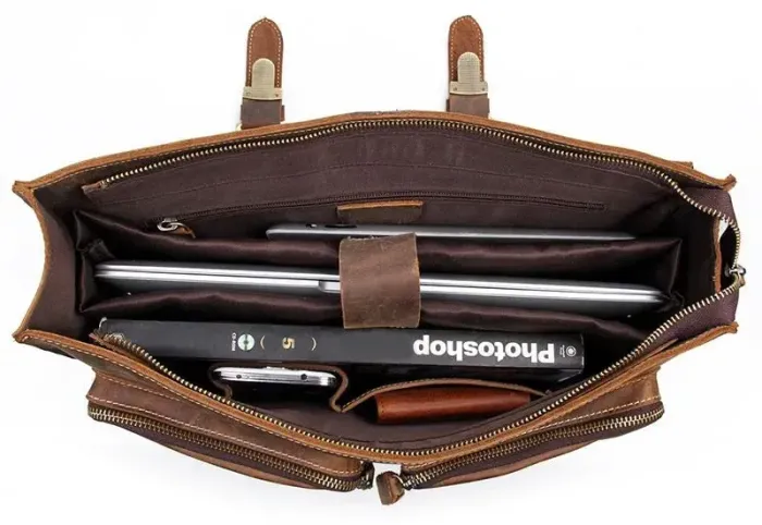 Портфель Vintage 14430 вінтажна шкіра Коричневий