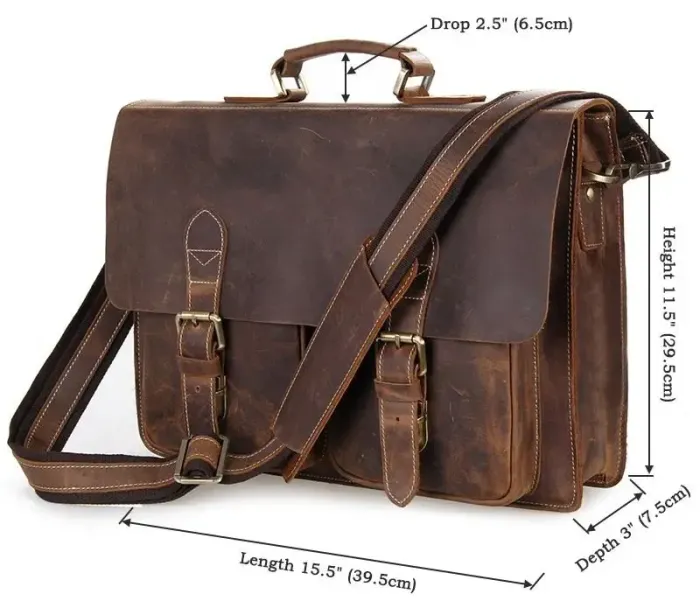 Портфель Vintage 14430 вінтажна шкіра Коричневий