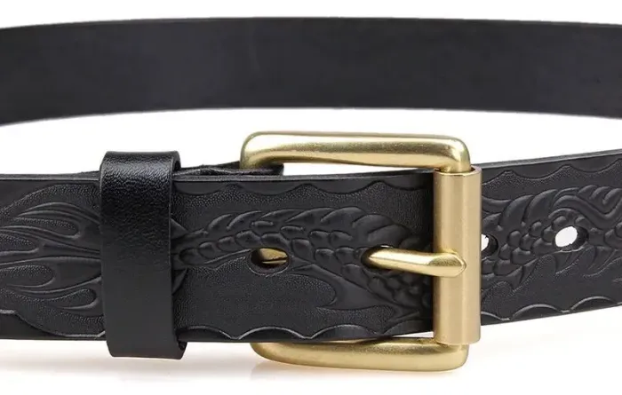 Ремінь чоловічий Vintage 14433 Чорний