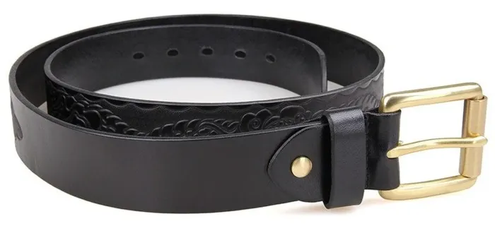 Ремінь чоловічий Vintage 14433 Чорний