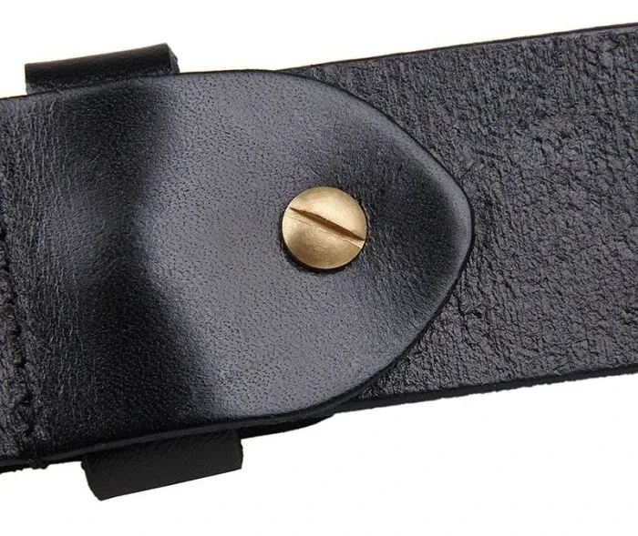 Ремінь чоловічий Vintage 14433 Чорний