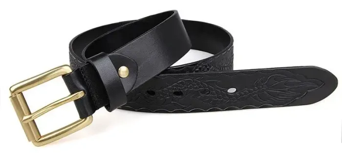 Ремінь чоловічий Vintage 14433 Чорний