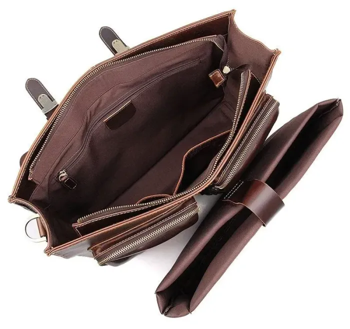 Портфель Vintage 14434 Коричневий