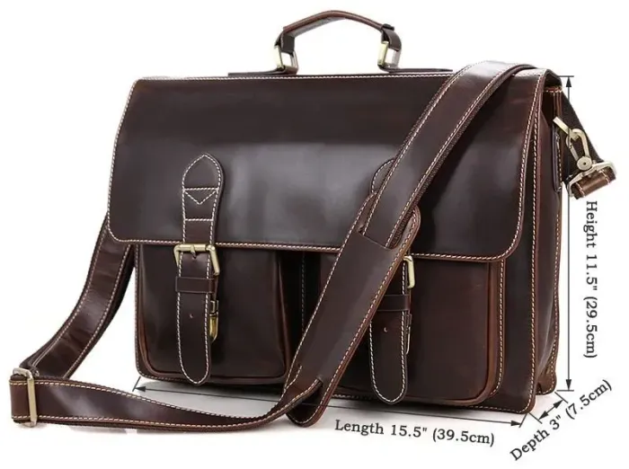 Портфель Vintage 14434 Коричневий