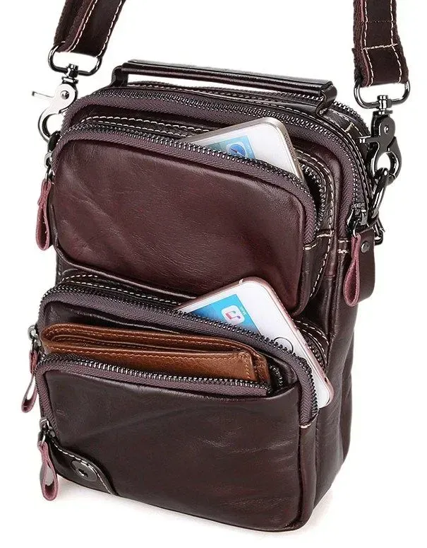 Сумка чоловіча Vintage 14435 Коричнева