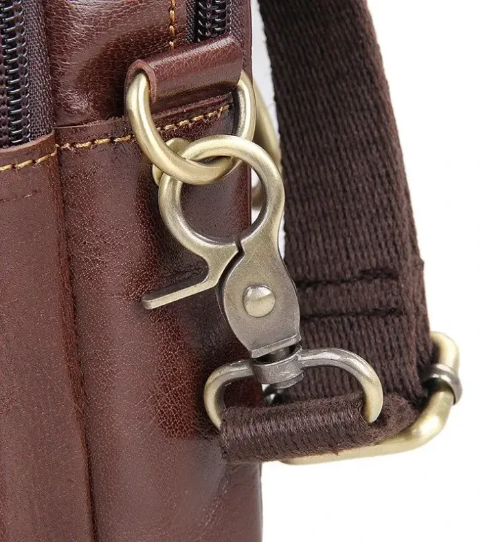 Сумка чоловіча Vintage 14438 Коричнева