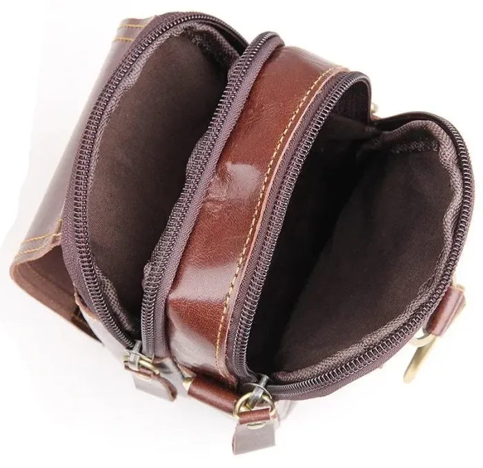 Сумка чоловіча Vintage 14438 Коричнева