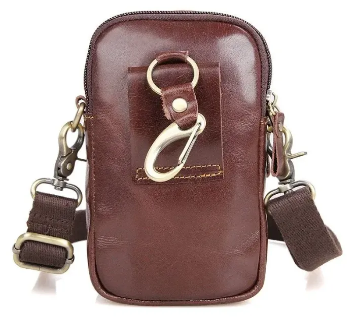 Сумка чоловіча Vintage 14438 Коричнева