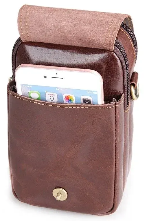 Сумка чоловіча Vintage 14438 Коричнева