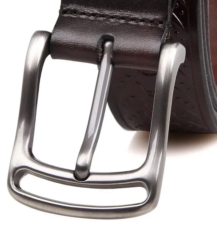 Ремінь чоловічий Vintage 14440 Коричневий