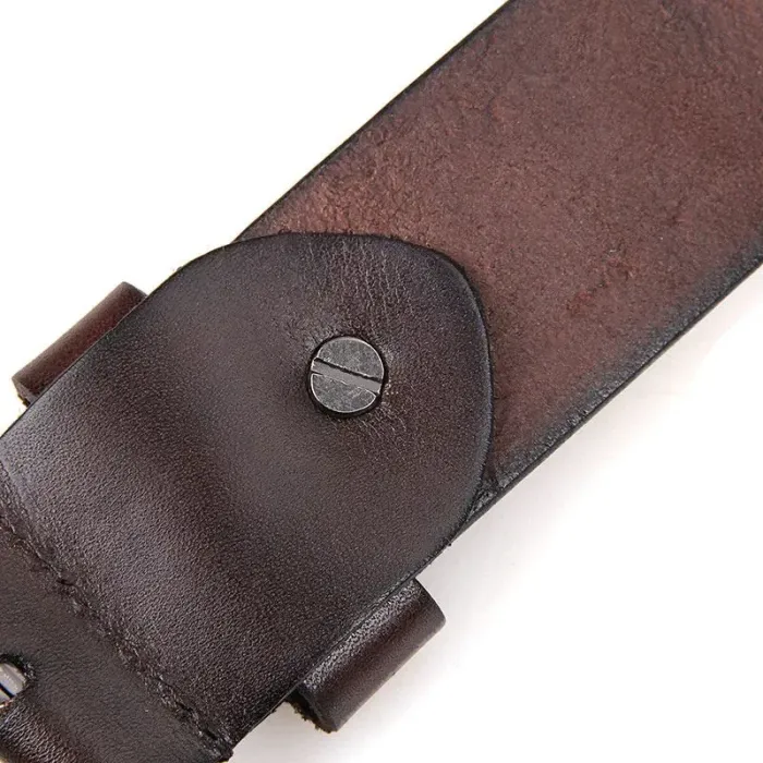 Ремінь чоловічий Vintage 14440 Коричневий