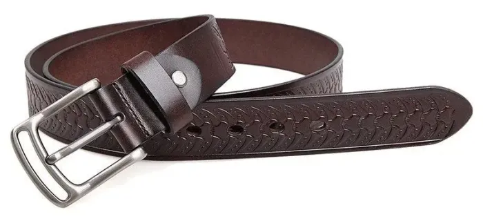 Ремінь чоловічий Vintage 14440 Коричневий