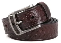 Ремінь чоловічий Vintage 14440 Коричневий