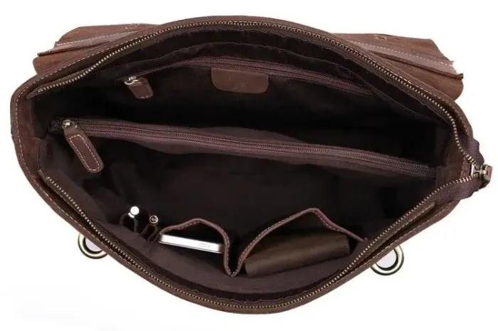 Портфель Vintage 14441 у вінтажному стилі Коричневий